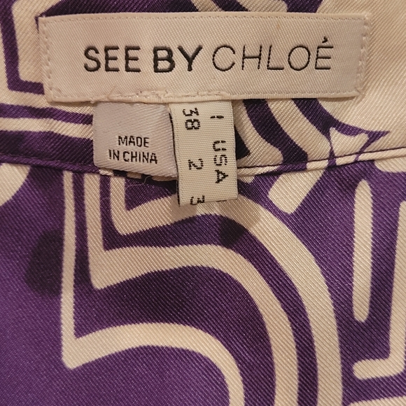 See by Chloe silk dress, size 2 - Picture 3 of 7